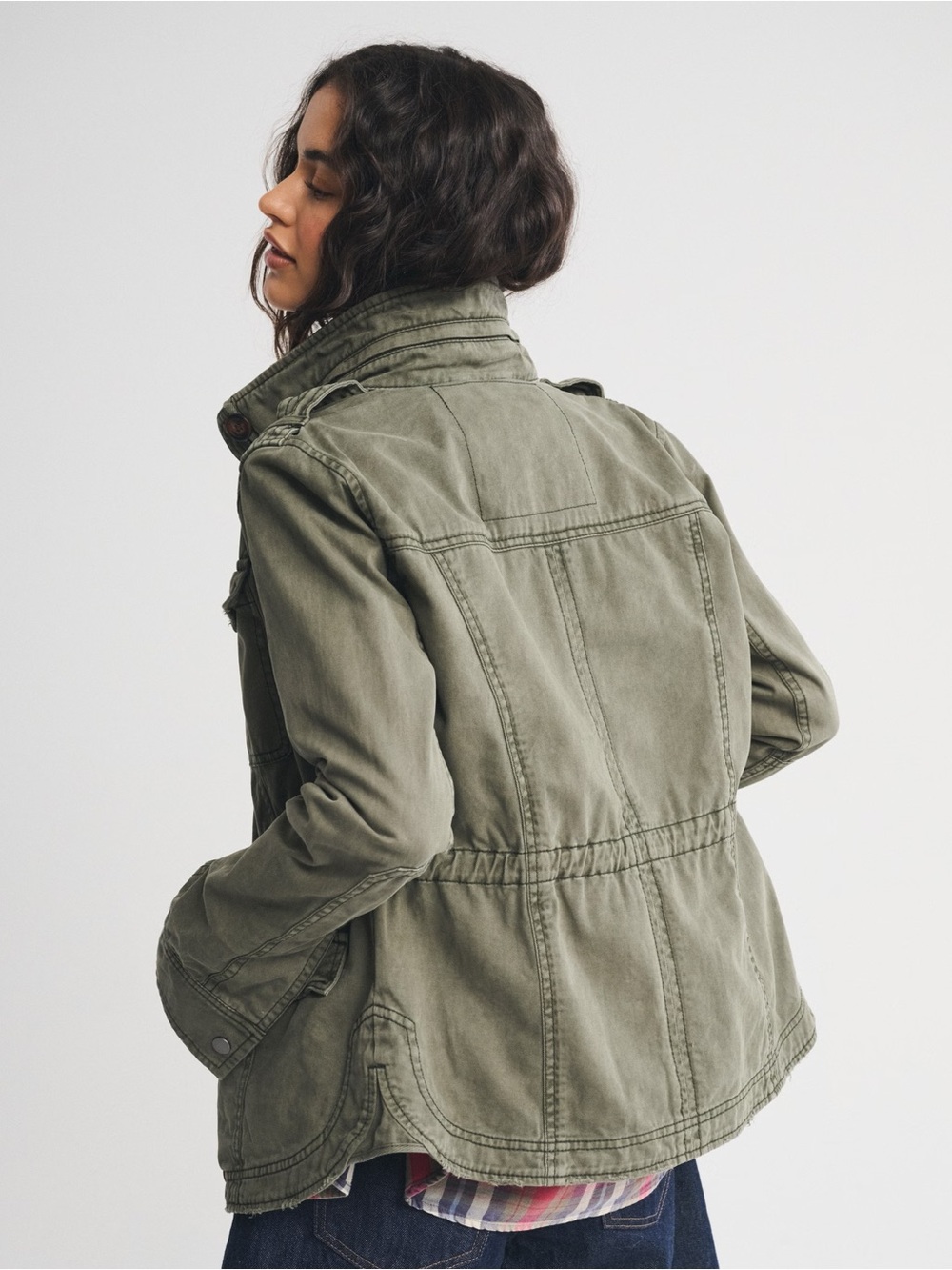 Abercrombie and Fitch Green Jacket